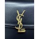 Replica Perfetta Borsa a tracolla media YSL Saint Laurent Solferino Box Nero Imitazioni Fake