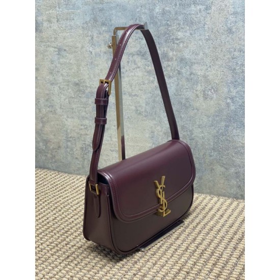 Repliche Borsa a tracolla media YSL Saint Laurent Solferino Box bordeaux False Outlet Online Replica Perfetta Borsa a tracolla media YSL Saint Laurent Solferino Box bordeaux Imitazioni Fake