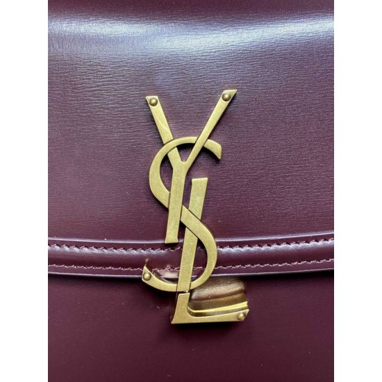 Repliche Borsa a tracolla media YSL Saint Laurent Solferino Box bordeaux False Outlet Online Replica Perfetta Borsa a tracolla media YSL Saint Laurent Solferino Box bordeaux Imitazioni Fake