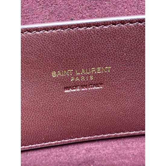Repliche Borsa a tracolla media YSL Saint Laurent Solferino Box bordeaux False Outlet Online Replica Perfetta Borsa a tracolla media YSL Saint Laurent Solferino Box bordeaux Imitazioni Fake