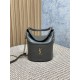 Replica Perfetta Borsa a secchiello mini Gaby YSL Saint Laurent Verde muschio Imitazioni Fake