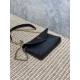 Replica Perfetta Borsa a tracolla classica Calypso Mini YSL Saint Laurent con catena Nero Imitazioni Fake