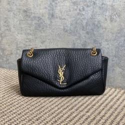 Replica Perfetta Borsa a tracolla YSL Saint Laurent Calypso beige Imitazioni Fake