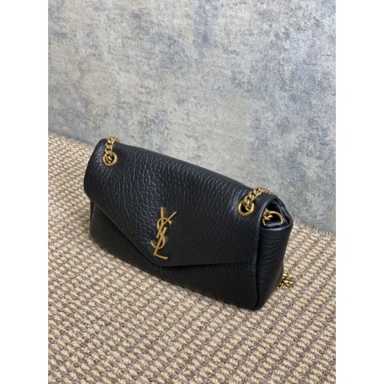 Replica Perfetta Borsa a tracolla YSL Saint Laurent Calypso beige Imitazioni Fake