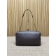 Replica Perfetta Borsa a tracolla grande YSL Saint Laurent Calypso Caffè Imitazioni Fake