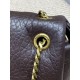 Replica Perfetta Borsa a tracolla grande YSL Saint Laurent Calypso Caffè Imitazioni Fake