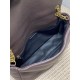 Replica Perfetta Borsa a tracolla grande YSL Saint Laurent Calypso Caffè Imitazioni Fake