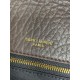 Replica Perfetta Borsa a tracolla grande YSL Saint Laurent Calypso Caffè Imitazioni Fake