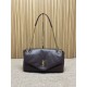 Replica Perfetta Borsa a tracolla grande YSL Saint Laurent Calypso Caffè Imitazioni Fake
