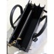 Replica Perfetta Borsa tote Sac De Jour piccola/media/grande YSL Saint Laurent nera hardware dorato Imitazioni Fake