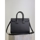 Replica Perfetta Borsa tote Sac De Jour piccola/media/grande YSL Saint Laurent nera hardware dorato Imitazioni Fake