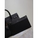 Replica Perfetta Borsa tote Sac De Jour piccola/media/grande YSL Saint Laurent nera hardware dorato Imitazioni Fake