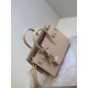 Replica Perfetta Borsa tote Sac De Jour piccola/media/grande YSL Saint Laurent Albicocca Imitazioni Fake