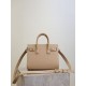 Replica Perfetta Borsa tote Sac De Jour piccola/media/grande YSL Saint Laurent Albicocca Imitazioni Fake