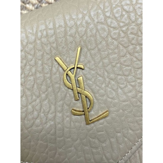Replica Perfetta Pochette grande YSL Saint Laurent Cassandre Albicocca Imitazioni Fake