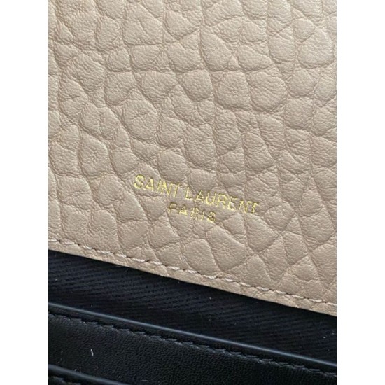 Replica Perfetta Pochette grande YSL Saint Laurent Cassandre Albicocca Imitazioni Fake