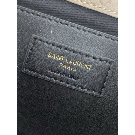 Replica Perfetta Pochette grande YSL Saint Laurent Cassandre Albicocca Imitazioni Fake