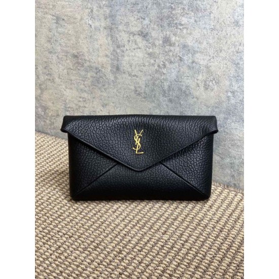 Replica Perfetta Pochette grande YSL Saint Laurent Cassandre Nero Imitazioni Fake