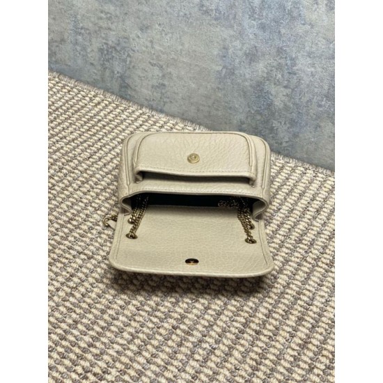 Repliche Borsa a tracolla YSL Saint Laurent Mini Classic Niki 18cm Albicocca False Outlet Online Replica Perfetta Borsa a tracolla YSL Saint Laurent Mini Classic Niki 18cm Albicocca Imitazioni Fake