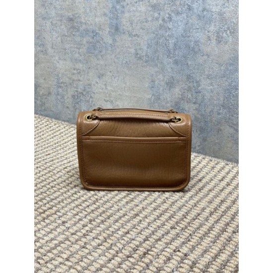 Repliche Borsa a tracolla YSL Saint Laurent Mini Classic Niki 18cm Marrone False Outlet Online Replica Perfetta Borsa a tracolla YSL Saint Laurent Mini Classic Niki 18cm Marrone Imitazioni Fake