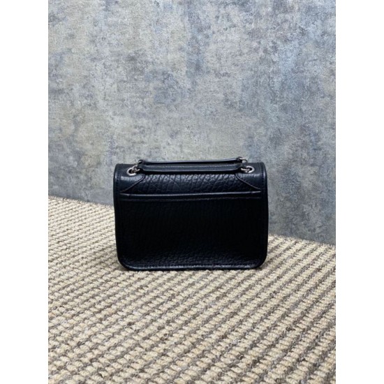 Replica Perfetta Borsa a tracolla YSL Saint Laurent Mini Classic Niki 18cm Nero  Imitazioni Fake