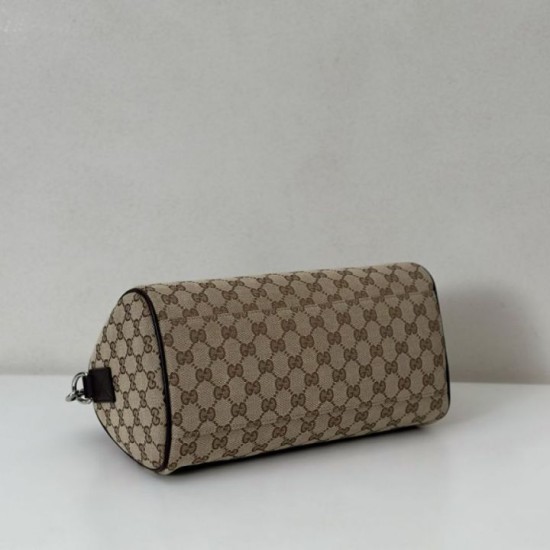Replica Perfetta Borsa a tracolla cilindrica piccola da uomo Gucci in tela GG 834455 Imitazioni Fake