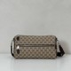 Replica Perfetta Borsa a tracolla cilindrica piccola da uomo Gucci in tela GG 834455 Imitazioni Fake