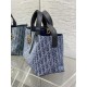 Replica Perfetta Borsa Tote Dior Toujours piccola/media/grande blu denim Imitazioni Fake