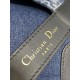 Replica Perfetta Borsa Tote Dior Toujours piccola/media/grande blu denim Imitazioni Fake