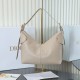 Replica Perfetta Borsa hobo Dior Voyage piccola/media piatta Macrocannage Albicocca Imitazioni Fake