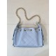 Replica Perfetta Borsa hobo piccola Chanel 25 AS5631 Blu Imitazioni Fake