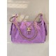 Replica Perfetta Borsa hobo piccola Chanel 25 AS5631 scamosciata viola Imitazioni Fake