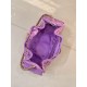 Replica Perfetta Borsa hobo piccola Chanel 25 AS5631 scamosciata viola Imitazioni Fake
