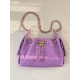Replica Perfetta Borsa hobo piccola Chanel 25 AS5631 scamosciata viola Imitazioni Fake