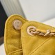 Replica Perfetta Borsa hobo piccola Chanel 25 AS5631 scamosciata giallo Imitazioni Fake