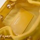 Replica Perfetta Borsa hobo piccola Chanel 25 AS5631 scamosciata giallo Imitazioni Fake