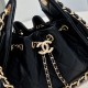 Replica Perfetta Borsa hobo piccola Chanel 25 AS5631 Nero Imitazioni Fake