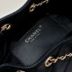 Replica Perfetta Borsa hobo piccola Chanel 25 AS5631 Nero Imitazioni Fake