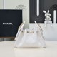 Replica Perfetta Borsa hobo piccola Chanel 25 AS5631 Bianco Imitazioni Fake
