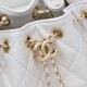 Replica Perfetta Borsa hobo piccola Chanel 25 AS5631 Bianco Imitazioni Fake