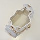 Replica Perfetta Borsa hobo piccola Chanel 25 AS5631 Bianco Imitazioni Fake