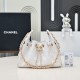 Replica Perfetta Borsa hobo piccola Chanel 25 AS5631 Bianco Imitazioni Fake