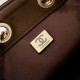 Replica Perfetta Borsa hobo piccola Chanel 25 AS5631 scamosciata Rosso scuro Imitazioni Fake
