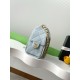 Repliche Borsa hobo piccola Chanel 25 AS5631 Azzurro False Outlet Online Replica Perfetta Borsa hobo piccola Chanel 25 AS5631 Azzurro Imitazioni Fake