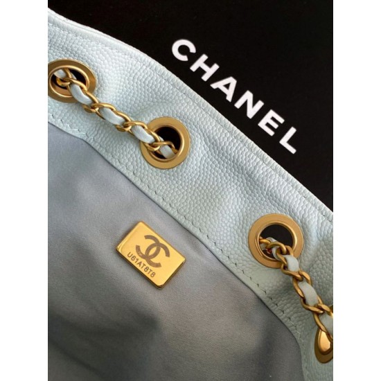 Repliche Borsa hobo piccola Chanel 25 AS5631 Azzurro False Outlet Online Replica Perfetta Borsa hobo piccola Chanel 25 AS5631 Azzurro Imitazioni Fake
