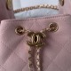 Replica Perfetta Borsa hobo piccola Chanel 25 AS5631 scamosciata Rosa Imitazioni Fake