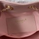 Replica Perfetta Borsa hobo piccola Chanel 25 AS5631 scamosciata Rosa Imitazioni Fake