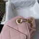 Replica Perfetta Borsa hobo piccola Chanel 25 AS5631 scamosciata Rosa Imitazioni Fake