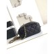 Replica Perfetta Borsa hobo Chanel piccola Pearls AS5898 pelle di vitello nera Imitazioni Fake