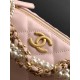 Repliche Borsa hobo Chanel piccola Pearls AS5898 pelle di vitello Rosa False Outlet Online Replica Perfetta Borsa hobo Chanel piccola Pearls AS5898 pelle di vitello Rosa Imitazioni Fake